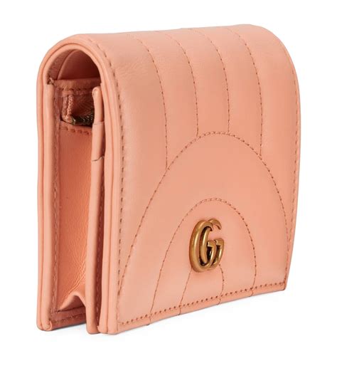 Gucci marmont wallet pink